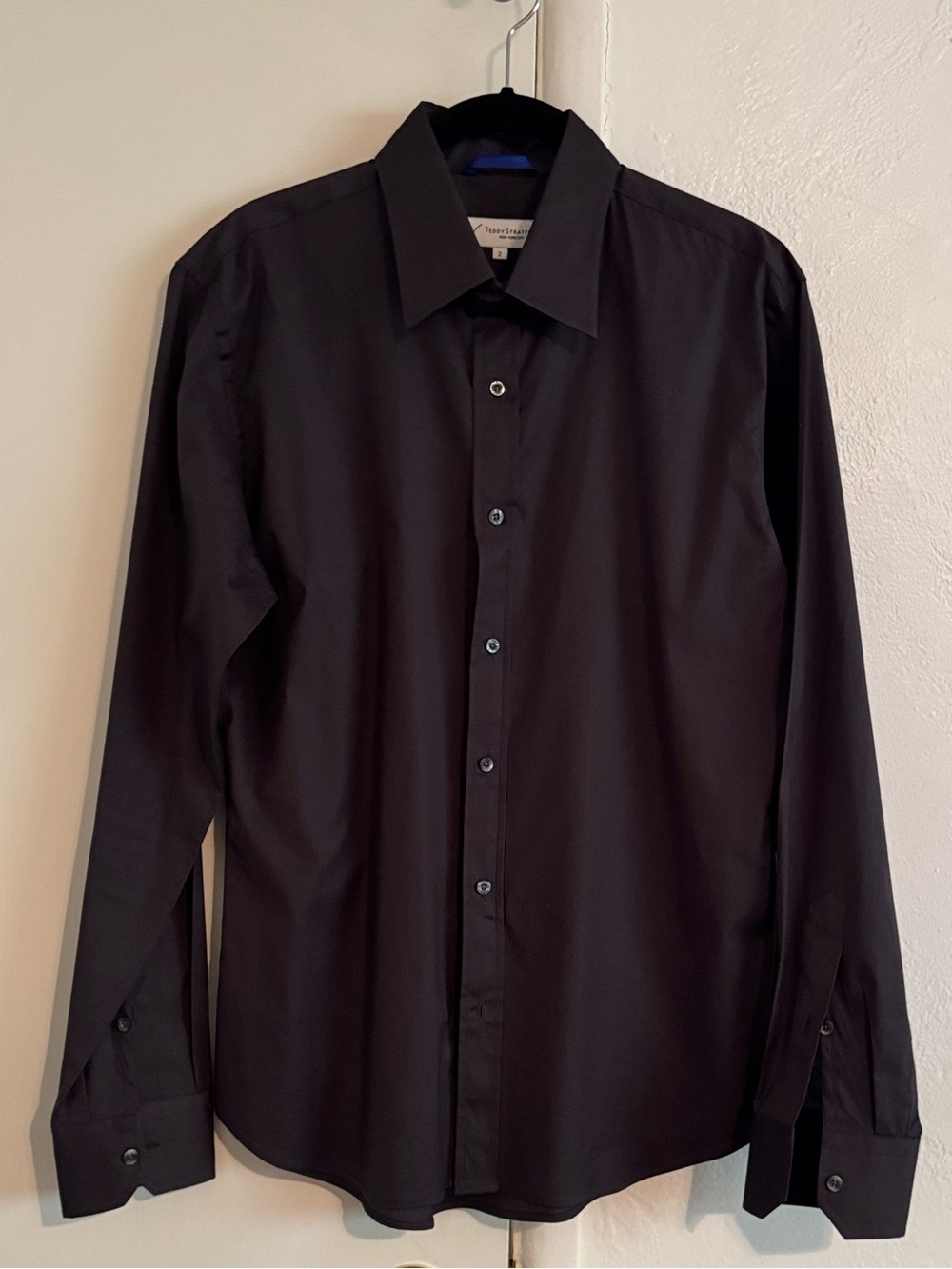Men's Black Classic Button-Down Shirt